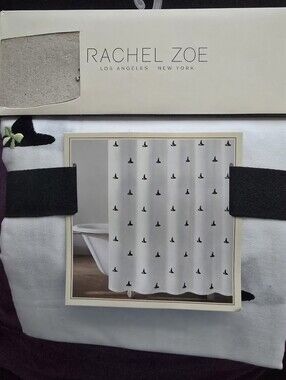Rachel Zoe Witch White Shower Curtain  Halloween